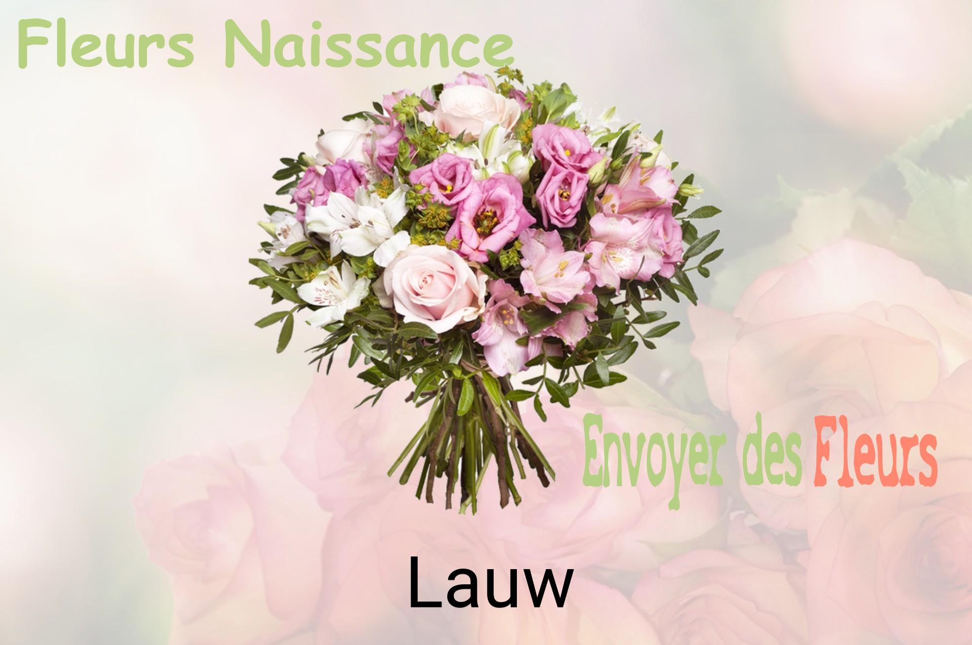 Bouquet de fleurs de naissance livré à Lauw